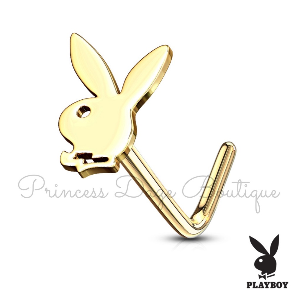 Gold‎ Playboy Nose Ring